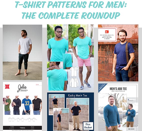 t-shirt patterns for men: the complete list