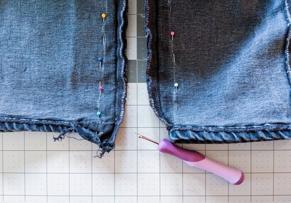 how to taper jeans seam ripping technique