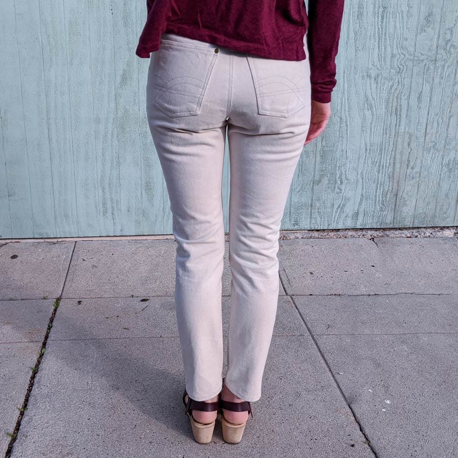 Dawn jeans - back side.